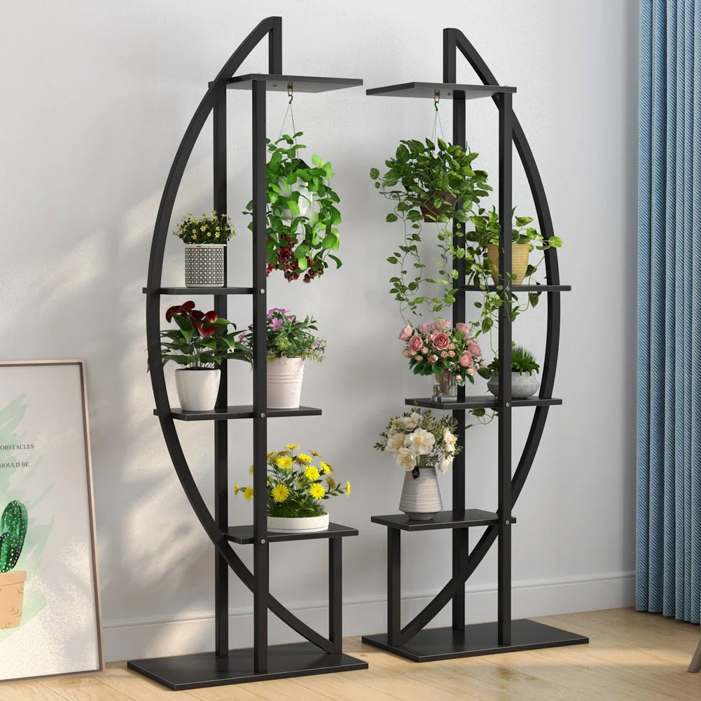 5-Tier Plant Stand Pack of 2, Multi-Layer Bonsai Flower Rack - Image 7