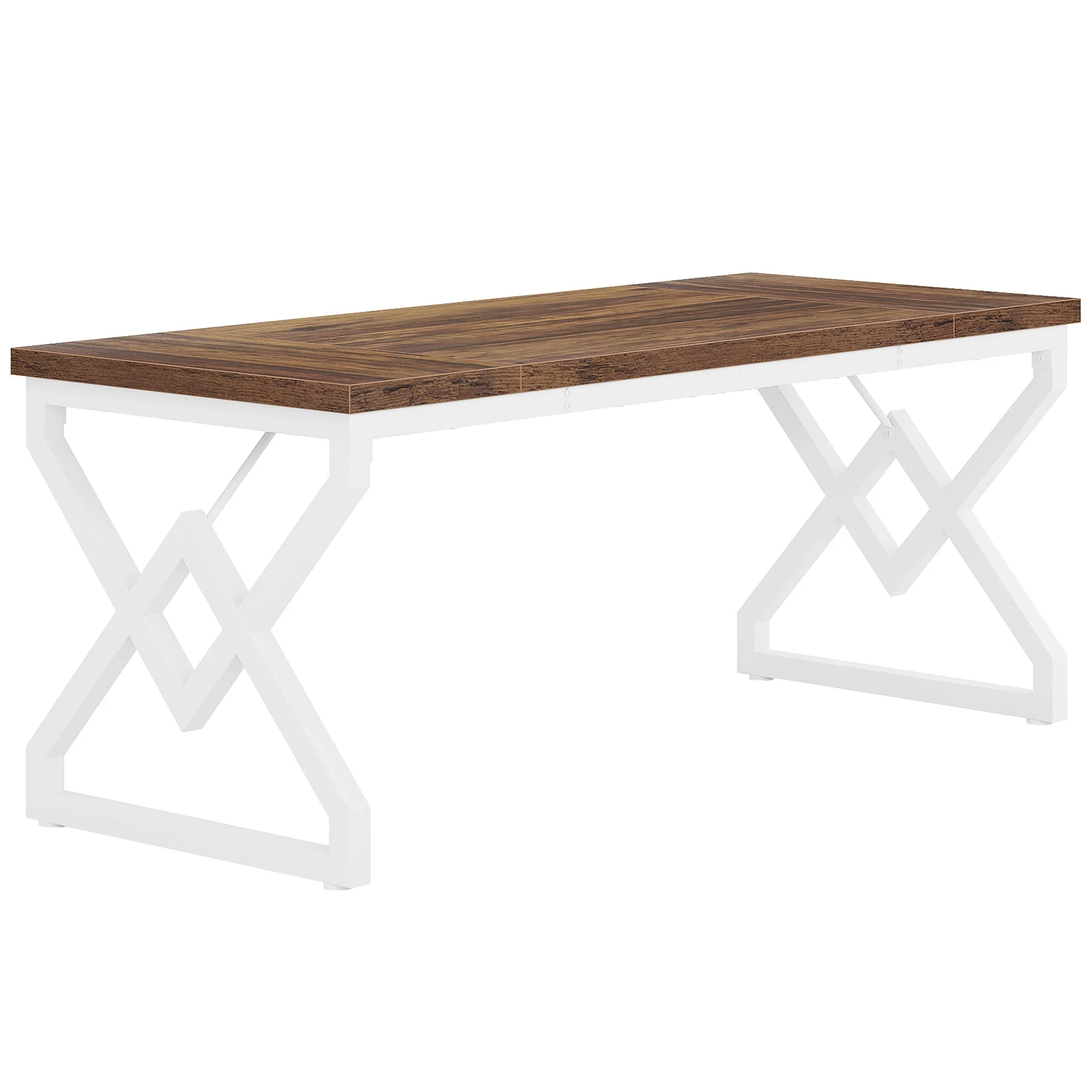 63" Executive Desk, Large Computer Desk for Home Office - Image 9