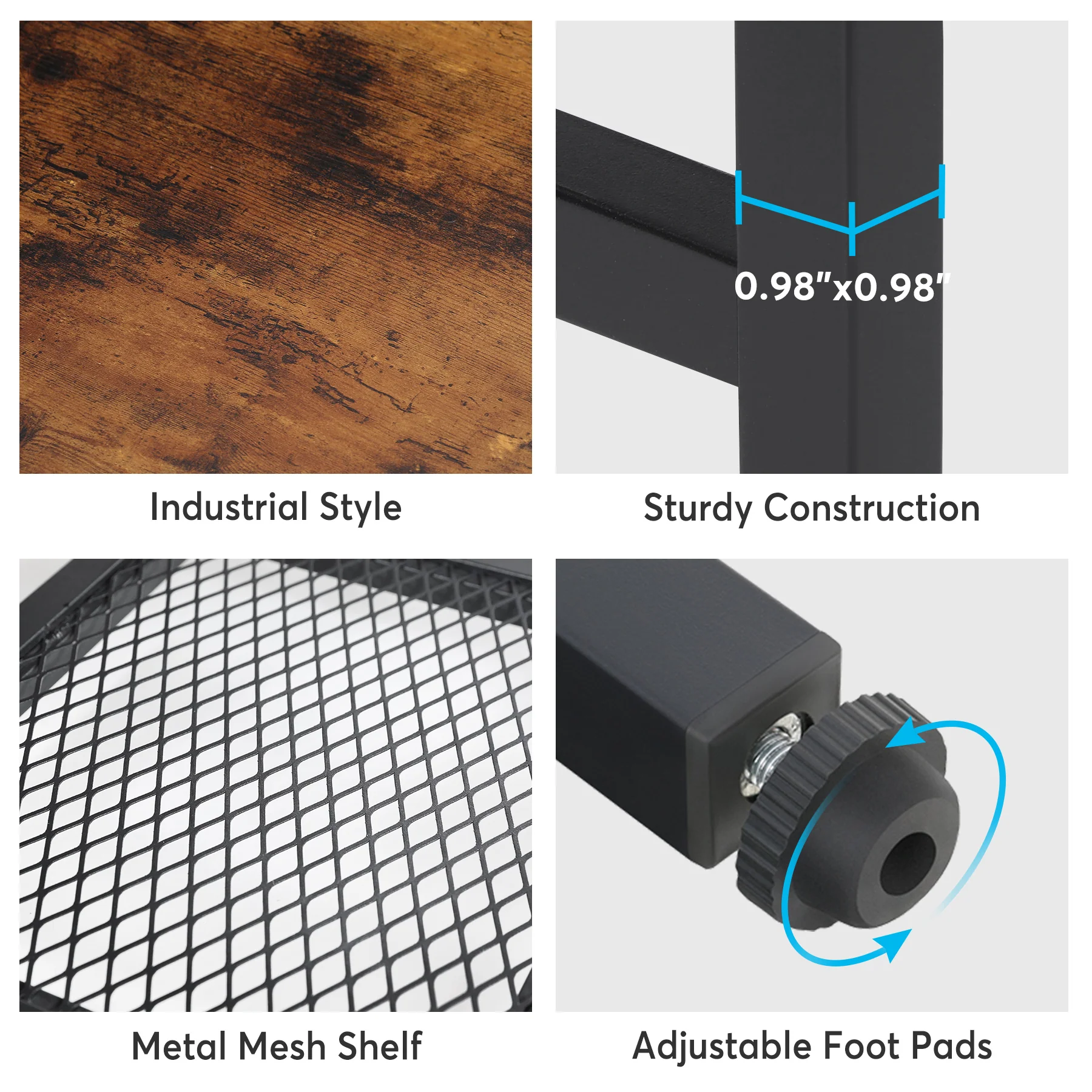 78.7" TV Stand, 3-Tier Media Entertainment Center for TV up to 85" - Image 6