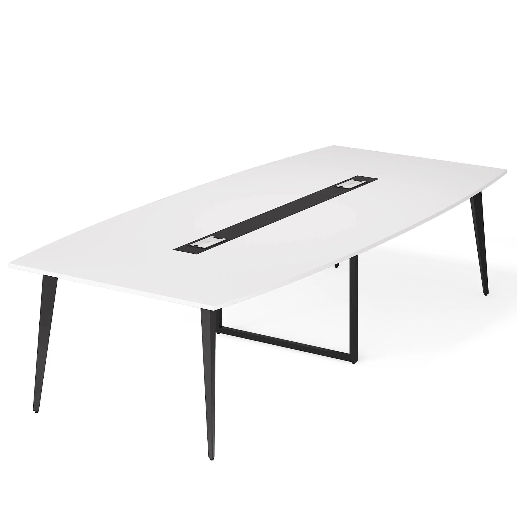 6FT / 8FT Conference Table, Modern Boat Shaped Meeting Table - Image 15