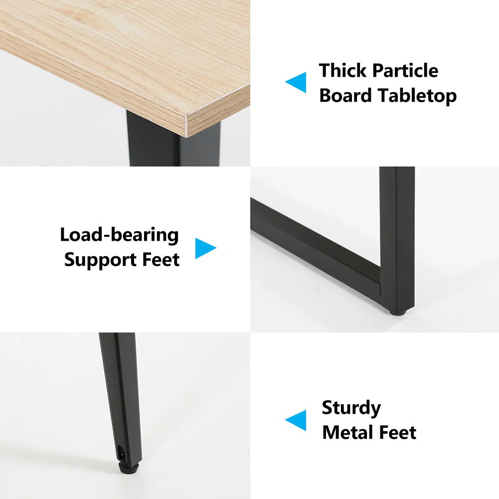 6FT / 8FT Conference Table, Modern Boat Shaped Meeting Table - Image 6