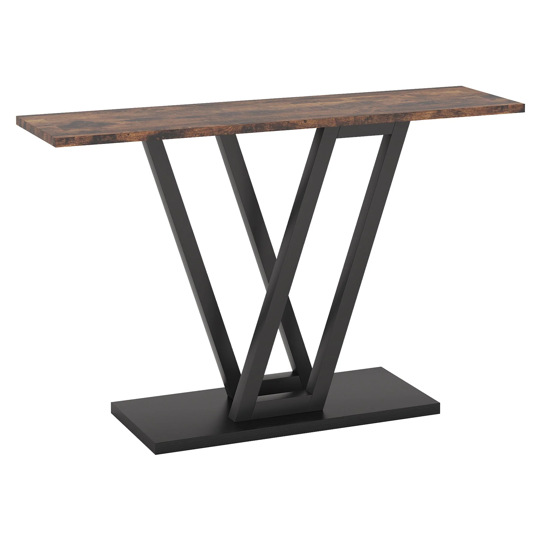 43 Inch Console Table, Industrial Entryway Hallway Table - Image 10