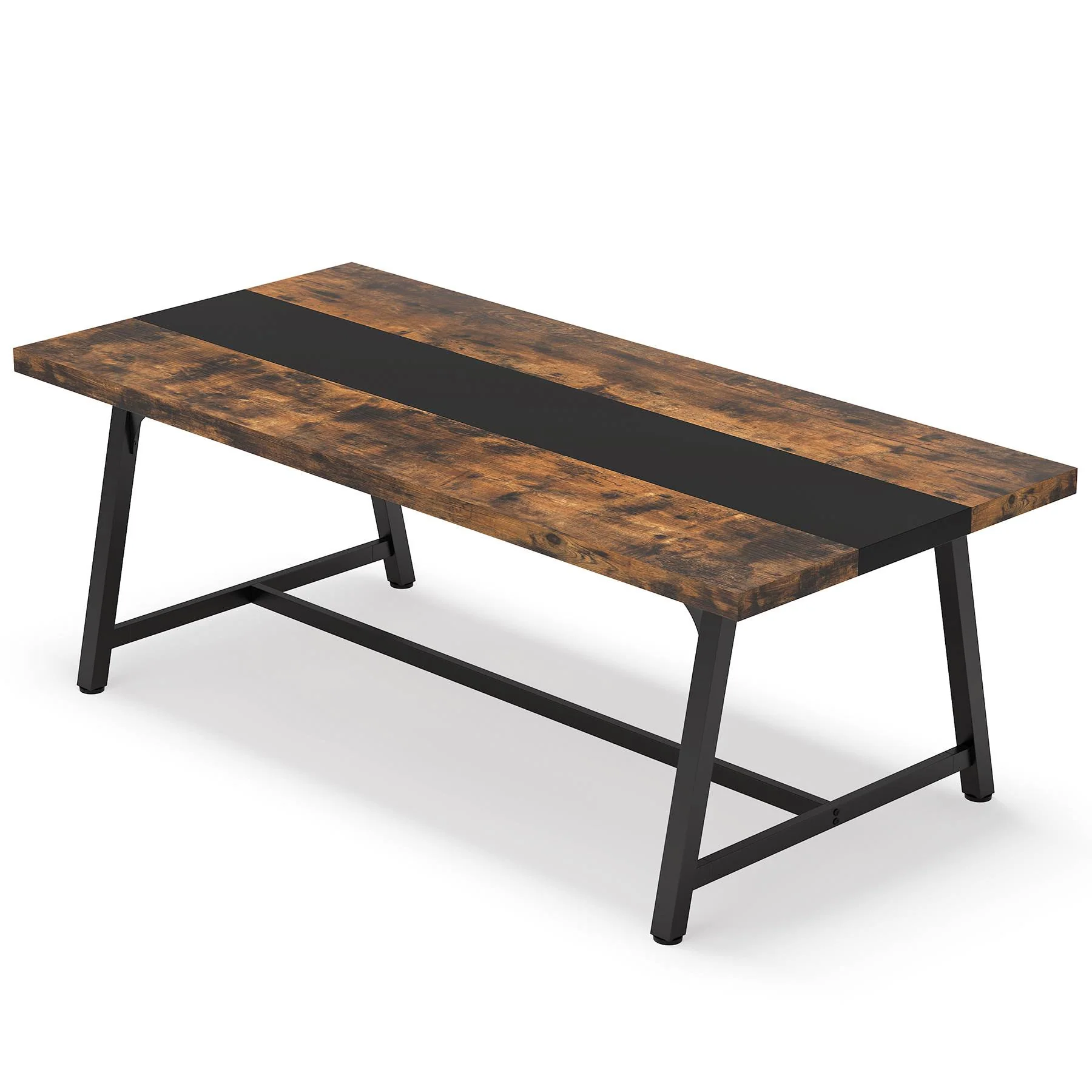 Dining Table for 8 People, 70.87" Rectangular Wood Kitchen Table - Image 12