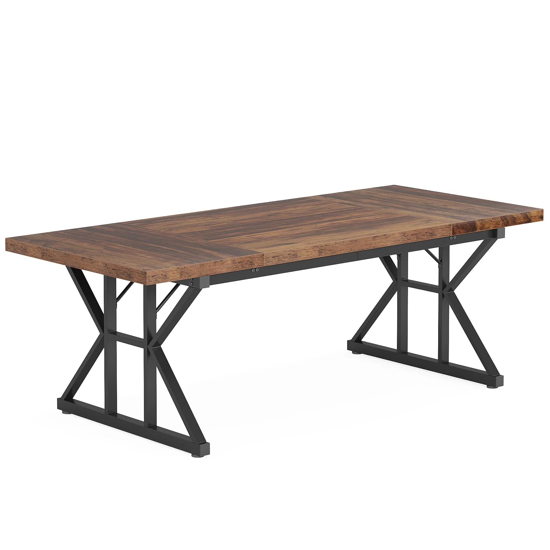 Wood Dining Table, Farmhouse 70.8" Kitchen Table for 6 People - Image 16