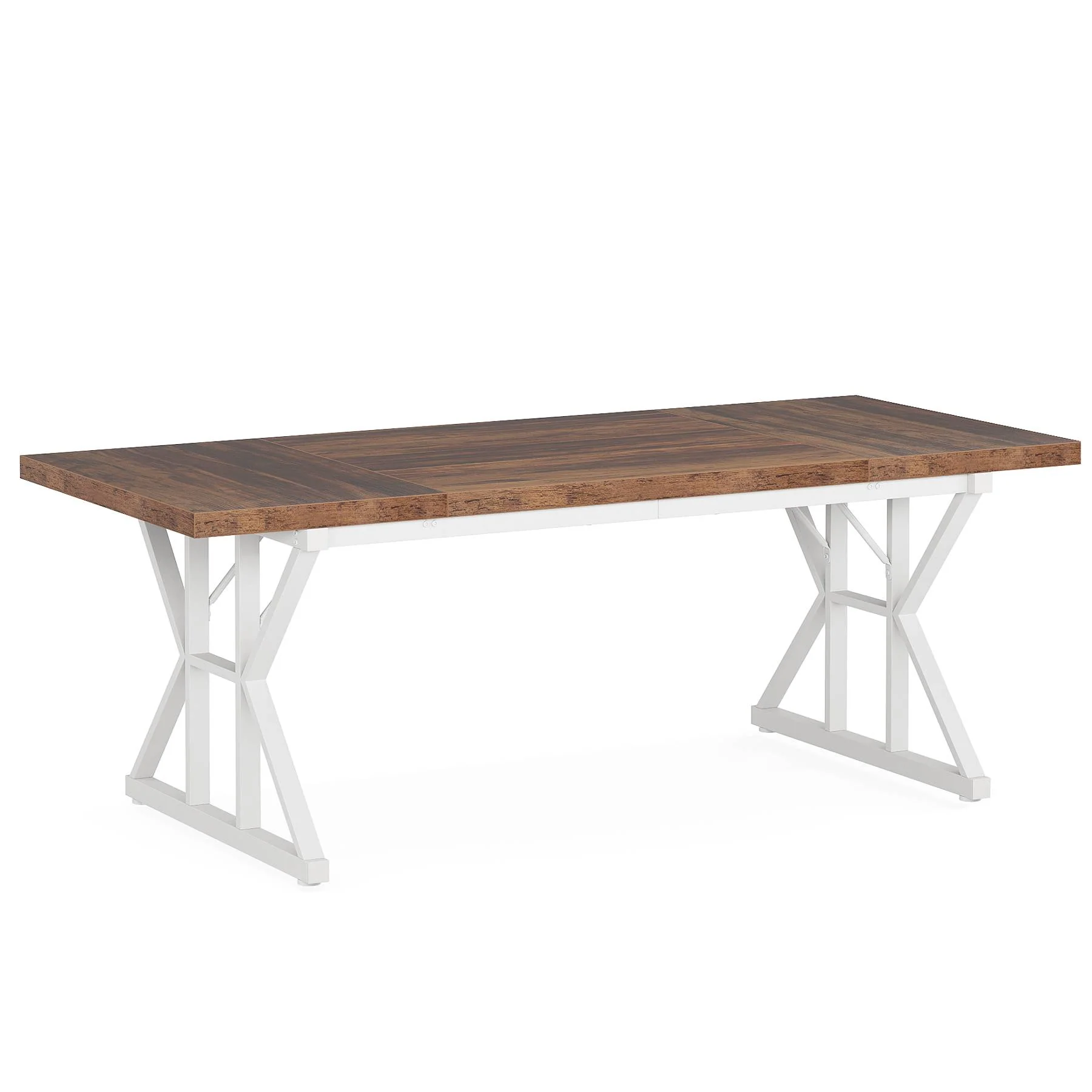 Wood Dining Table, Farmhouse 70.8" Kitchen Table for 6 People - Image 19