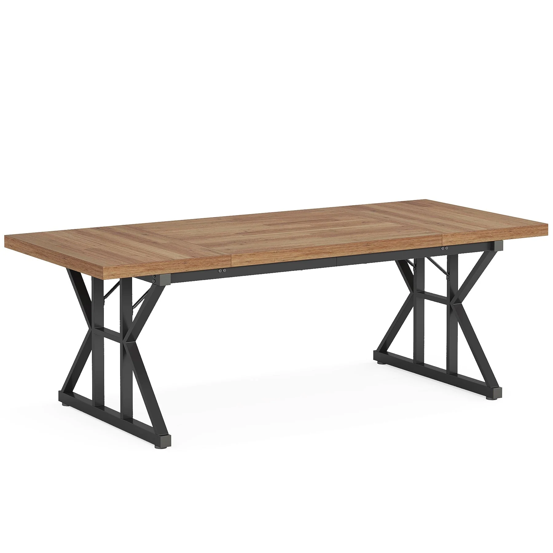 Wood Dining Table, Farmhouse 70.8" Kitchen Table for 6 People - Image 18