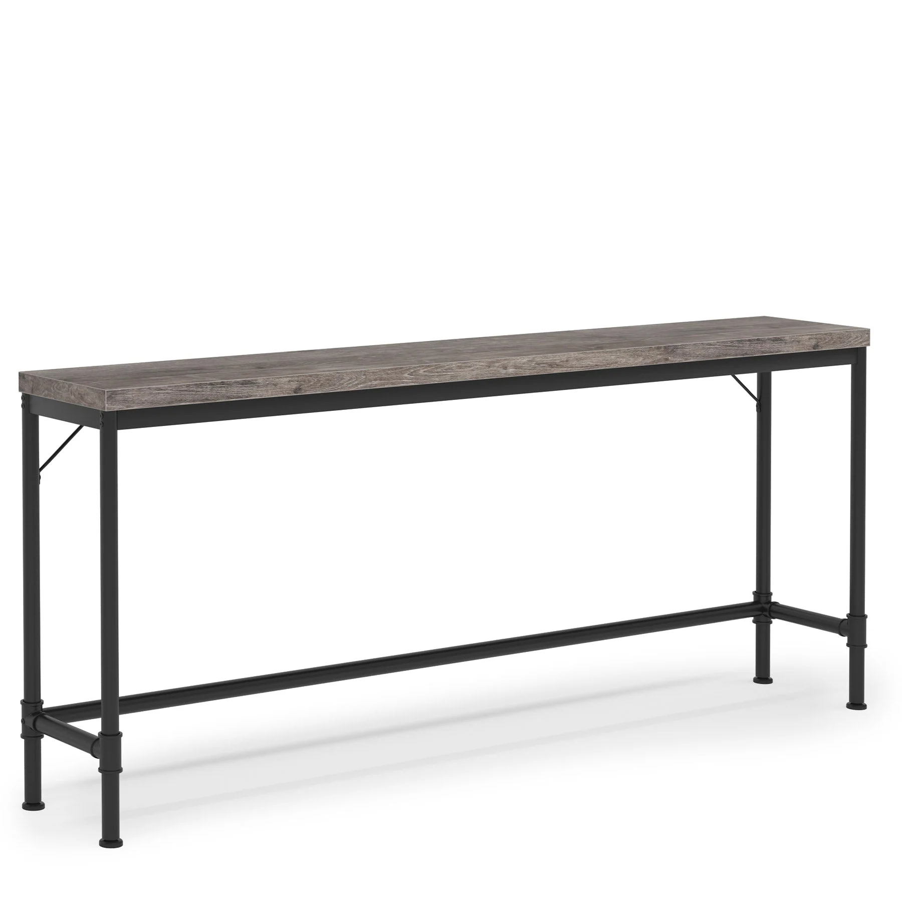 Narrow Console Table, 70.9" Extra Long Sofa Table Industrial Hallway Table - Image 8